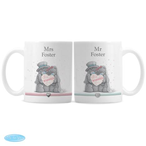 Personalised Me to You Bear Wedding Couple Mug Set £16.99